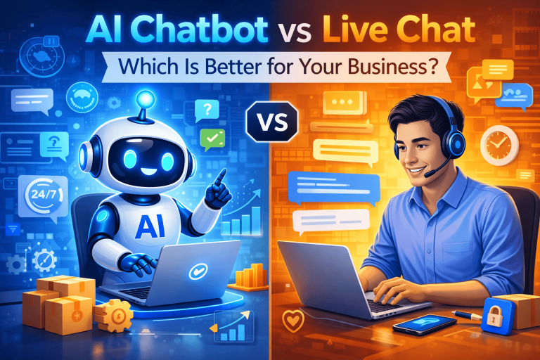 AI Chatbot vs Live Chat Which Is Better for Your Business