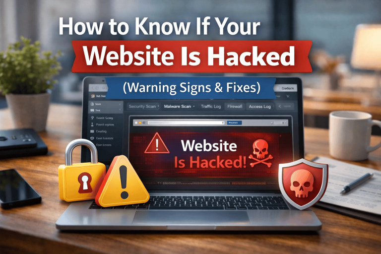 How to Know If Your Website Is Hacked (Warning Signs & Fixes)